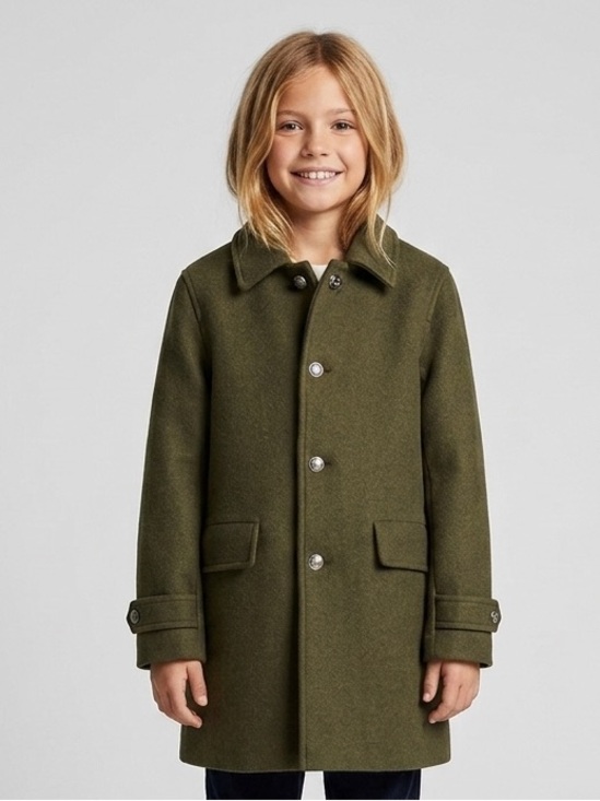 Zara Other - ⭐️Host Pick⭐️ Zara Kid’s Olive Green Coat- newer worn! Size 9-10